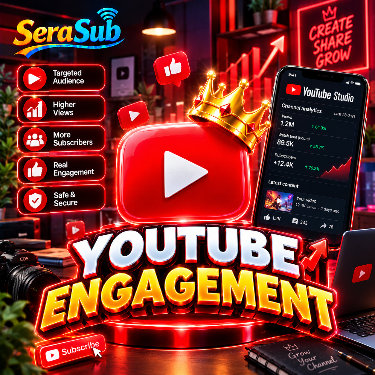 YouTube engagement